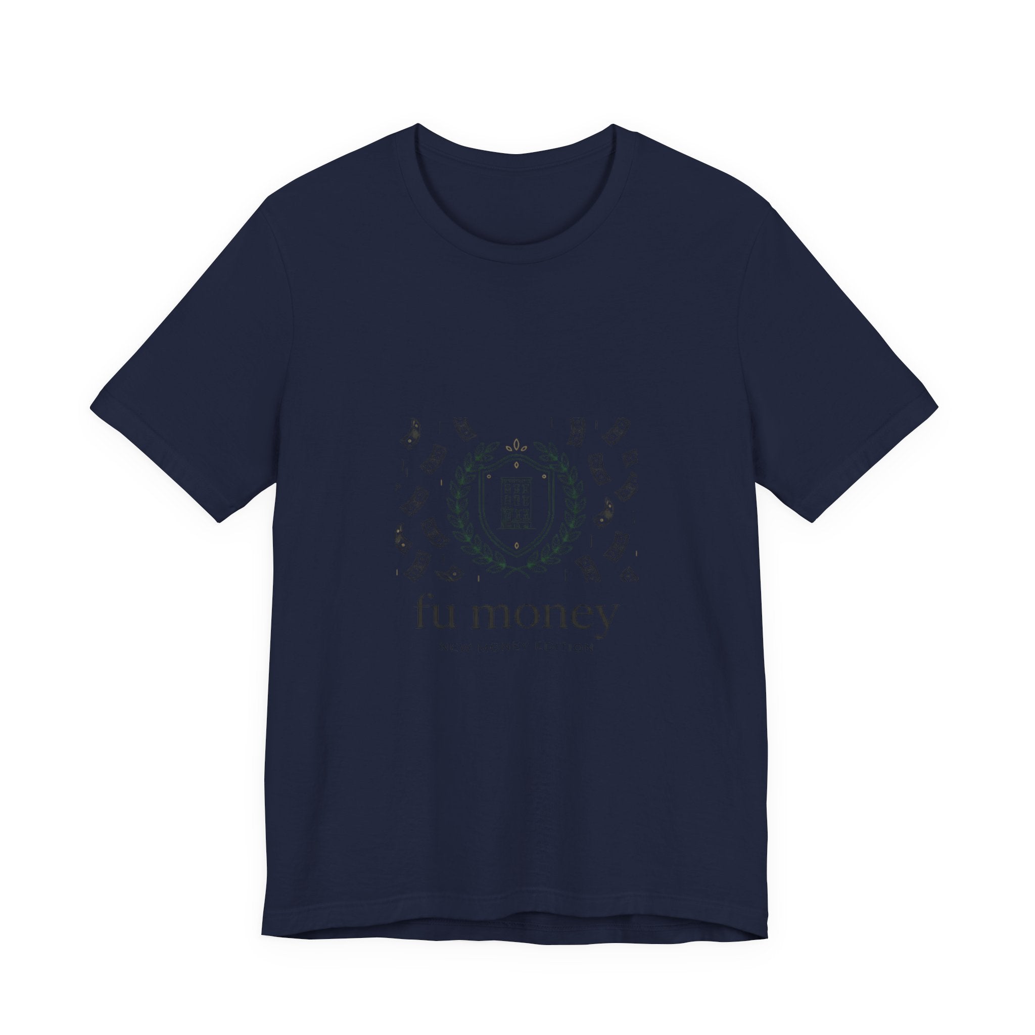 fu money Crest Tee | old money minimalist, serif monochrome