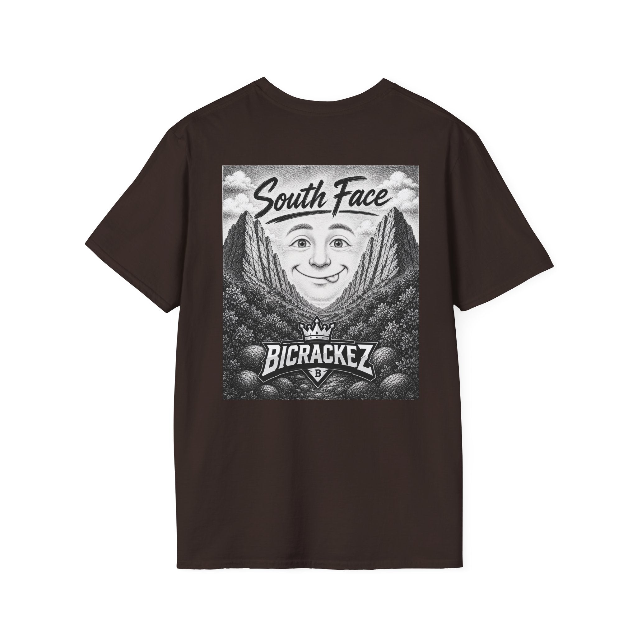 South Face Graphic Tee —Orgy Coin 9- Oral