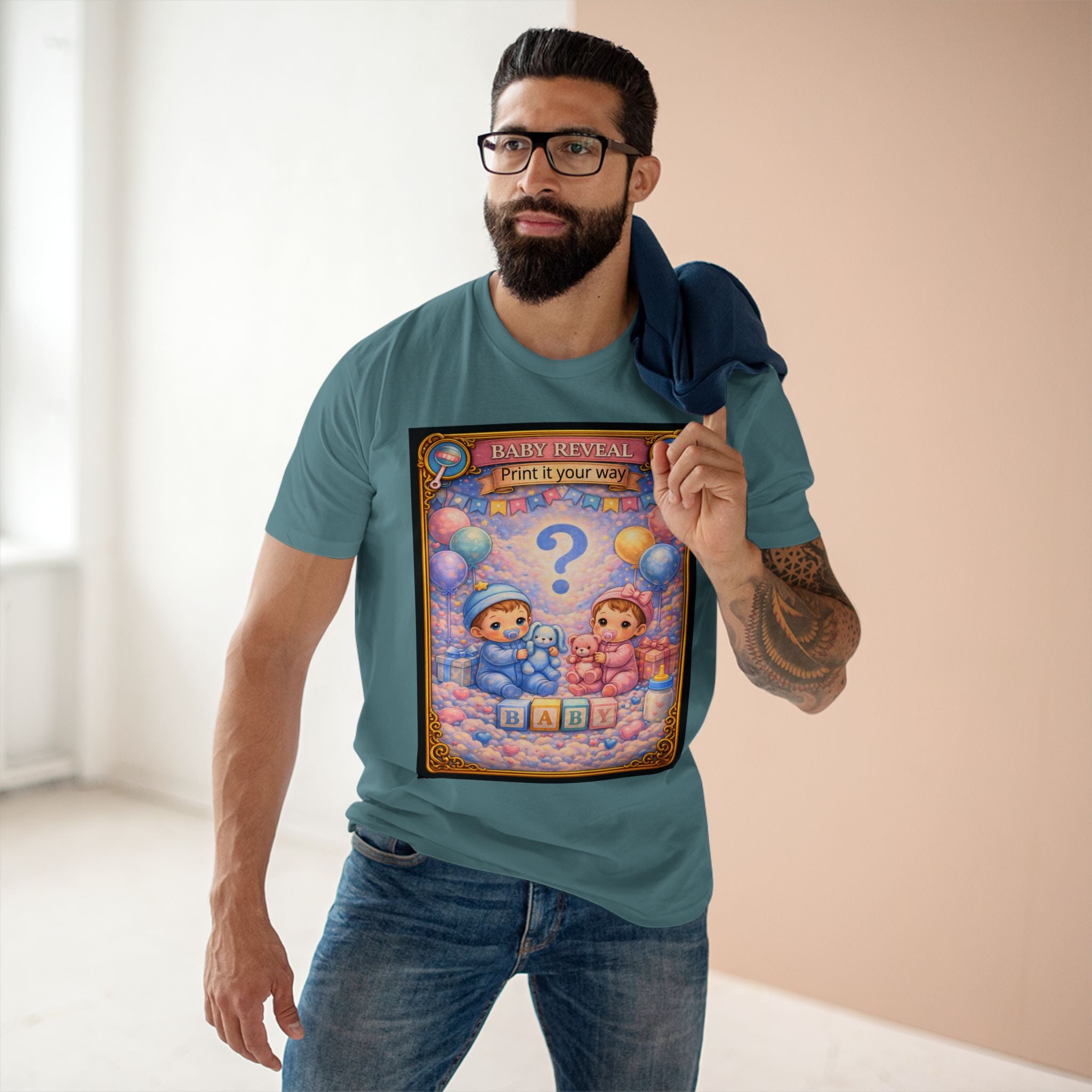 Gender Reveal T-Shirt — (Print It Your Way)